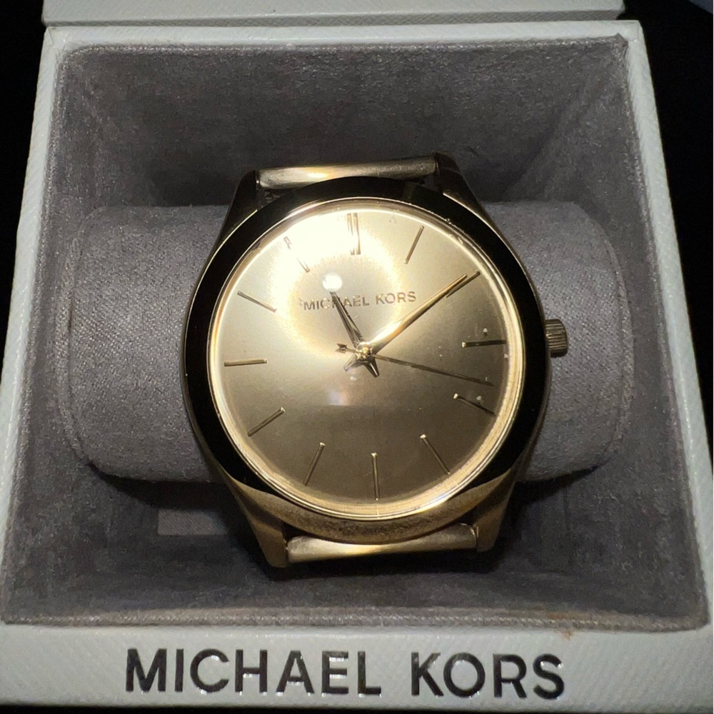 Gold Michael Kors watch